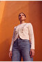 Gold Buttoned Knitwear Napoleon Jacket - 3