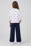 Girl's Polka Dot Cotton Sweatshirt - 3