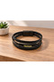 Kelmario Nationline Black Leather Men's Bracelet - Multi-Layered Weave with Turkish Text - 3