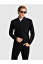 Black Slim Fit Basic Sweatshirt 50334013-Vr046 - 2