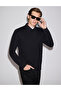 Black Slim Fit Basic Sweatshirt 50334013-Vr046