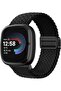 Magnetic Sport Strap for Fitbit Versa 4 and Versa 3, Adjustable Elastic Nylon Loop Compatible with S
