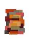 Eta Colorful Schematic Patterned Woven Base Decorative Carpet Eta4200