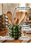 Bubble Countertop Upright Spoon Holder Organizer Leaf Green - 4