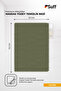 Kamille Sensitive Surface Microfiber Cloth Large Surface Anti-Scratch Screen Cloth 70X50 cm Green - 6