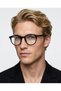 Ovira Black Round Unisex Blue Light Protection Computer Glasses with Interchangeable Lenses