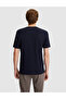 Navy Blue Regular Fit Basic T-Shirt 50333999-Vr033 - 5