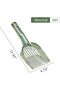 Cat Litter Scoop Upgraded, Kitty Litter Scooper with Handle End Hole for Pine Pellets, Durable Plast - 6