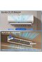 Central Air Deflector, حاجز مكيف سبليت, Split Air Conditioner Deflector Adjustable Size Clear Centra - 2