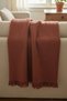 Tv Shawl & Sofa Cover |   Tasseled Cotton Coverlet (170X200Cm) - 8 Colors - 2