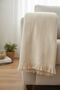 Tv Shawl & Sofa Cover |   Tasseled Cotton Coverlet (170X200Cm) - 8 Colors - 2