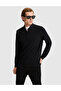 Black Slim Fit Basic Sweatshirt 50334013-Vr046 - 4