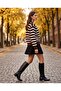 Buttoned Striped V-Neck Knitwear Cardigan - 2