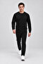 Men's Seasonal Regular Fit Black Collar Basic Sweater - 5