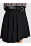 Black A-Line Woven Skirt 50331541-Vr046 - 6