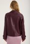 S Leather 2-Pocket Sleeves Belted Jacket - 5