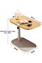 C Shaped Side Table, Adjustable Height Coffee Table, Multifunctional Tea Table, Side Table L - 3