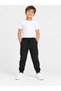 Girls' and Boys' Black Jogger Sweatpants with Lace-Up Waist and Elastic Cuffs - 4