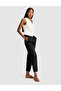 Black Carrot Fit 100% Linen Trousers 50321220-Vr046 - 2