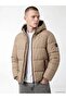 Regular Fit Hooded Men's Puffer Jacket (W6) - 6