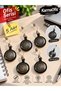 Yoyo Card Holder – Roller Card Holder for Id and Name Tags |   Black |   5 Pieces