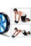 جهاز تمرين عضلات البطن AB Roller ذو العجلة المزدوجة - 3