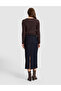 Saks Slim Fit Jean Skirt 50330681-Vr032 - 6