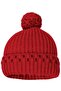 Women's Pompom Patterned Knitted Folded Winter Beanie - 4