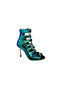 Green Sequin Dance Shoes - 4