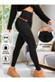 Women's High Waist Corset Detailed Hooked Shapewear Winter Tights - 2