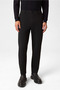 Regular Fit Diagonel Black Jogger Pants - 4