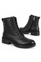 Riva Black Genuine Leather Women's Boots - 4