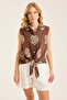 Shawl Patterned Dress - 2