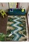 Eta Nature Patterned Woven Base Decorative Carpet Eta4206 - 3