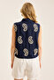 Shawl Patterned Dress - 5