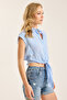 Sleeveless Shirt with Elastic Back - 3