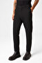 Regular Fit Diagonel Black Jogger Pants - 5