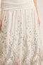 Silk Ecru Spring Branch Skirt - 4