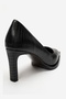 Carlotta Black Striped Women's Heeled Shoes - 7