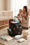 Premium Leather Mother Baby Care Bag Black - 2