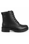 Riva Black Genuine Leather Women's Boots