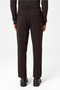 Regular Fit Diagonel Brown Jogger Pants - 6