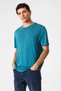 Regular Fit Basic Petrol T-Shirt - 4