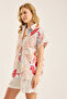 Large Floral Patterned Shirt - 3