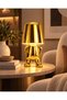 Decorative Led Table Lamp with Gold Hands and Human Figure – Modern Lampshade Night Light - 3