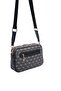 Smoked - Black Monogram Women's Crossbody Bag Sp1280 - 3