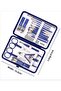 Professional 19-Piece Stainless Steel Manicure Pedicure Nail Care Kit with Special Bag Luxury Leather Case - 4