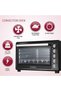EO-439 Electric Oven, 100L 2800W, Double Grill & Convection, Rotisserie, Adjustable Thermostat up to 250°C, Glass Door, Anti-Rust Stainless Steel Interior – Black