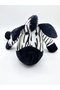 Cute Zebra Plush Dog Toy - Vikvik Striped Soft Chew Toy with Sound 33 cm - 3