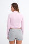 Zippered Soft Fabric Cardigan H0089 - 6